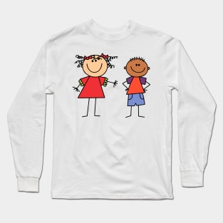 Happy kids 3 Long Sleeve T-Shirt